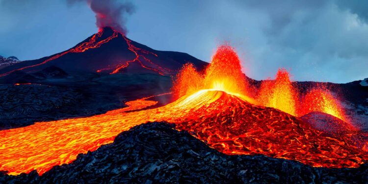 O que aconteceria se você usasse concreto para conter a erupção de um vulcão?