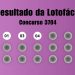 veja números do concurso 3704